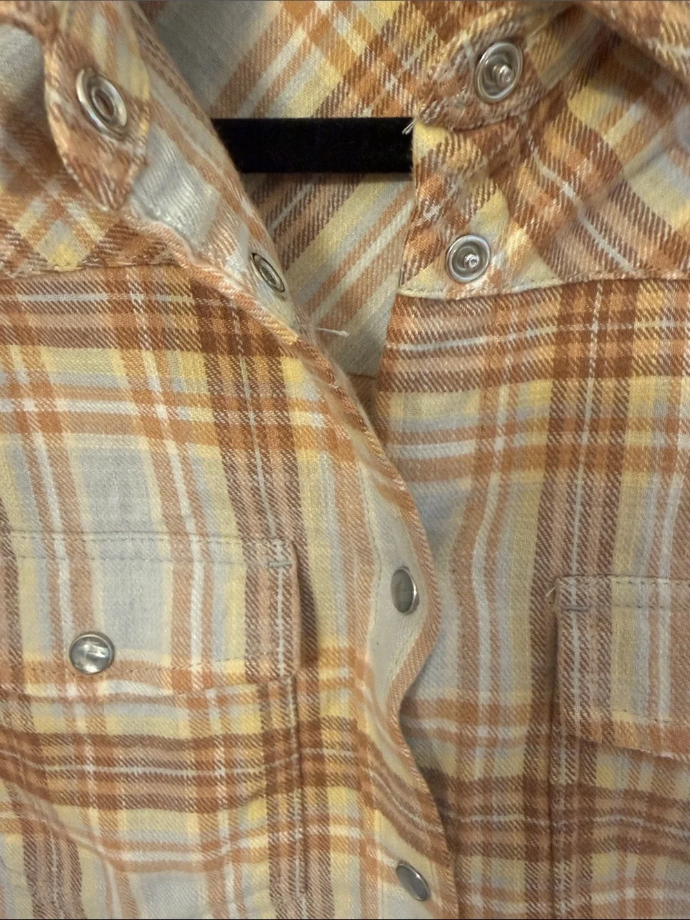 J. Crew Slim-fit western button front shirt in golden hour tartan flannel size 4